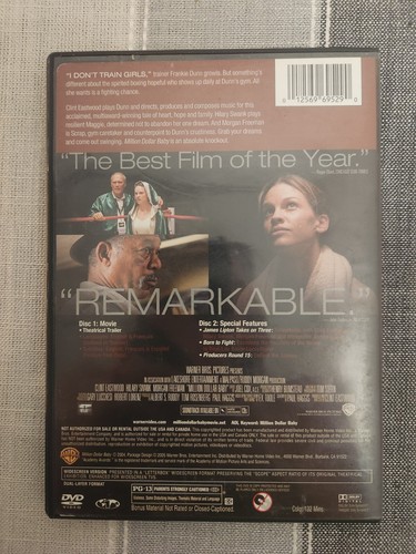Million Dollar Baby DVD Clint Eastwood Hillary Swank 2004 2 Disc Widescreen... - Picture 2 of 4