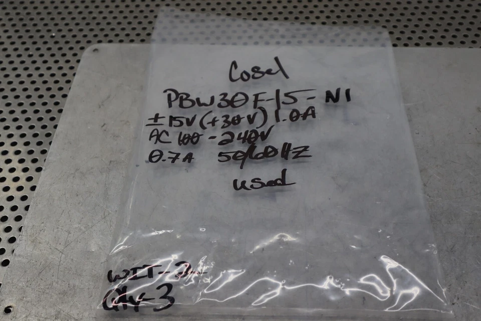 Cosel PBW30F-15-N1 Power Supply 15V (30V) 1.0A 0.7A 50/60Hz Used With Warranty - Image 2 of 4