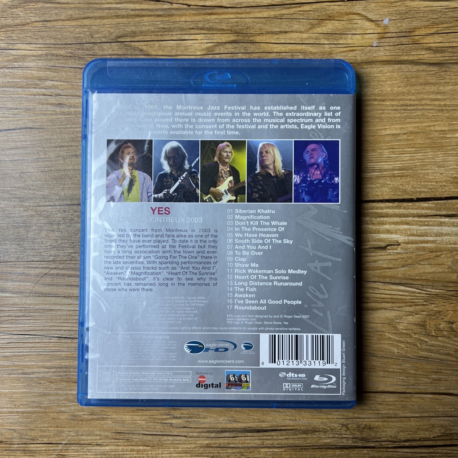 Yes Live At Montreux 2003 BluRay Live Concert Video Progressive Rock