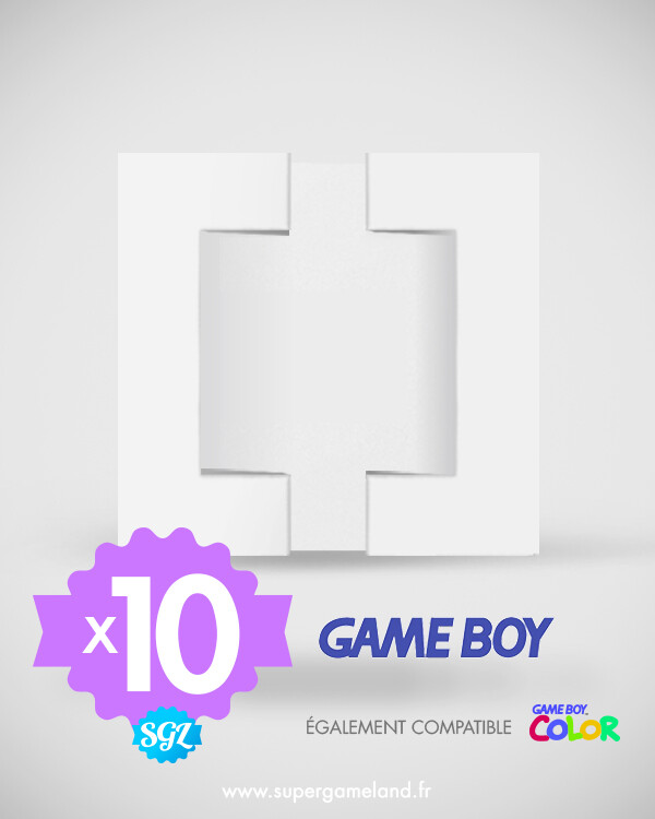 10 Cales de remplacement Nintendo Game Boy GB GameBoy Color GBC PAL FR
