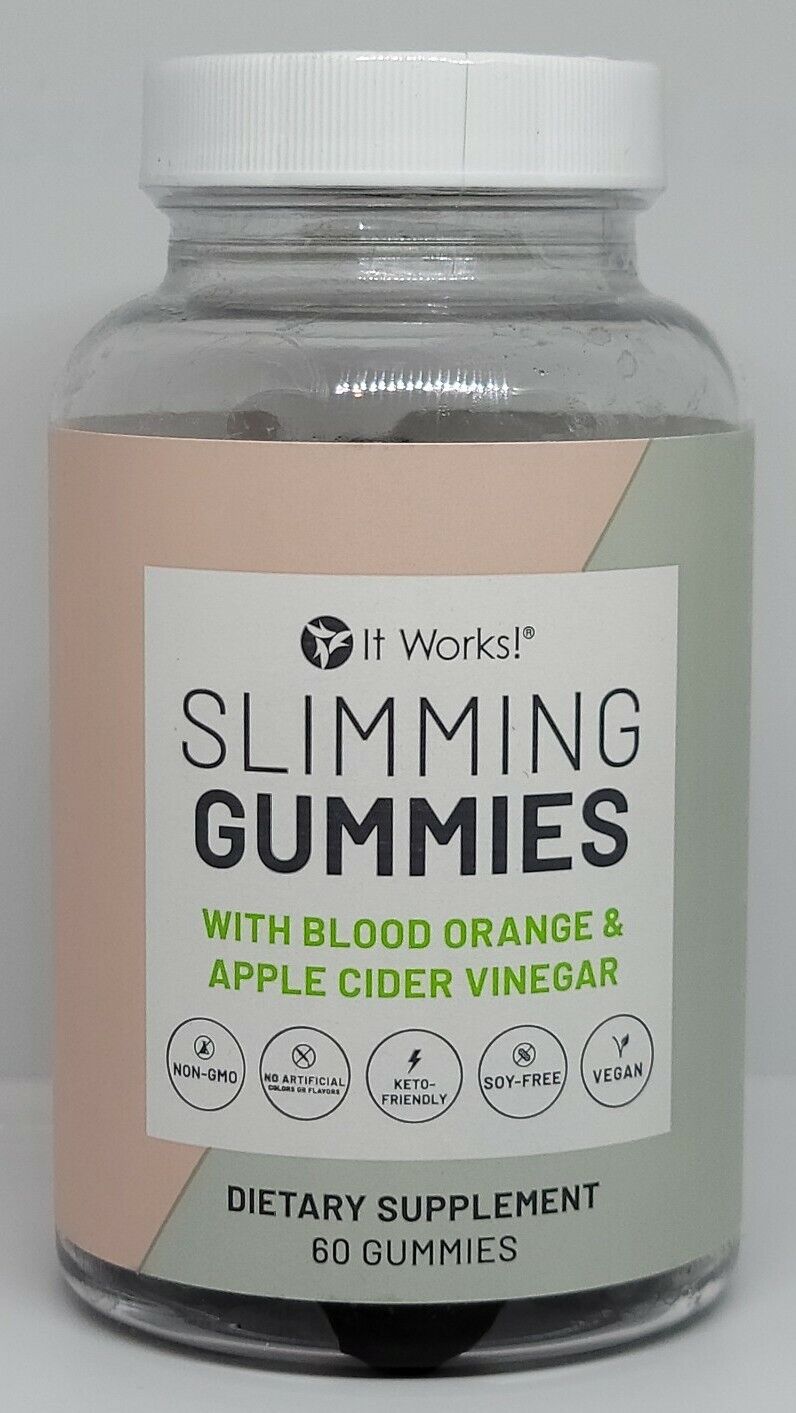 It Works Slimming Gummies Morosil Blood Orange Apple Cider Vinegar 60  Gummies