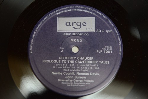 Geoffrey Chaucer Nevill Coghill Norman Davis The Canterbury Tales LP Argo - Bild 4 von 6