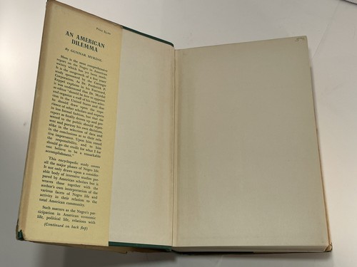 An American Dilemma: The Negro Problem & Modern Democracy by Gunnar Myrdal, 1944 - Foto 8 di 10