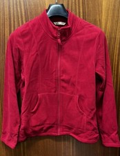 Tu Red Size 14 Fleece Jacket Fasten Via Zip