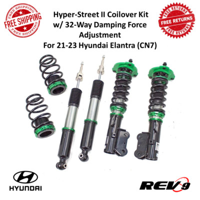REV9 Hyper-Street II Coilover Kit w/ 32-Way Damping For 2021-23 Hyundai Elantra