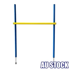 Dog Agility Hurdle Bar Jump for Grass Interactive Equipment Toy bonding Portable
