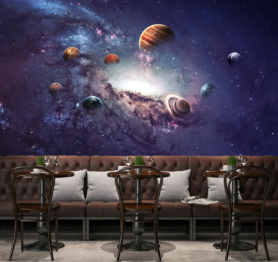 3D Planet Universe ZHU3557 Wallpaper Wall Mural Removable Self-adhesive Zoe