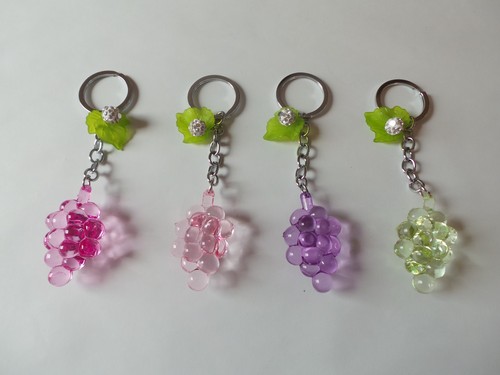 Berry Shambala Keyring Charm Pendant Purse Bag Car Key holder Ring Chain Gift - Picture 7 of 16