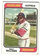 1974 Topps #418 Walt Williams Cleveland Indians