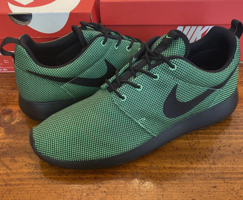 NEW Nike Roshe Run Poison Green Black Air Max Neon 95 97 Gorge