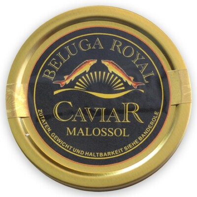 50gr (100gr/198  ) Beluga Kaviar Classic ( Huso huso) + 1 Perlmutt-Löffel