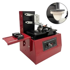 YM-600B 110V 80W Electric Sealed Ink Cup Pad Printer Date Logo Printing
