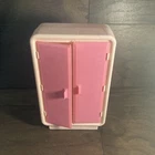 Vintage 1977 Mattel Barbie Dream House Furniture Closet Armoire Wardrobe