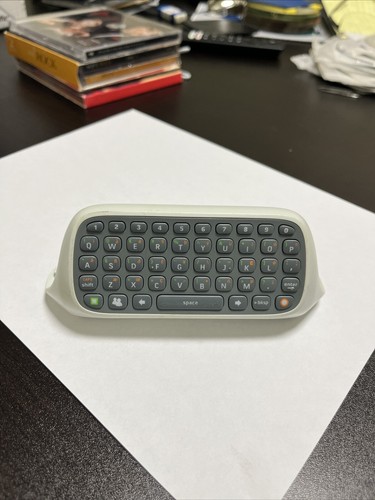 Official OEM Microsoft Xbox 360 ChatPad Chat Pad Keyboard Attachment White
