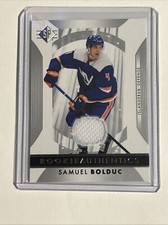2023-24 UD SP Hockey Authentic Grey 109 Samuel Bolduc Patch