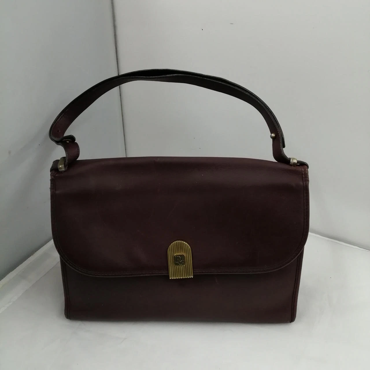 Sac à main Christian Dior vin rouge