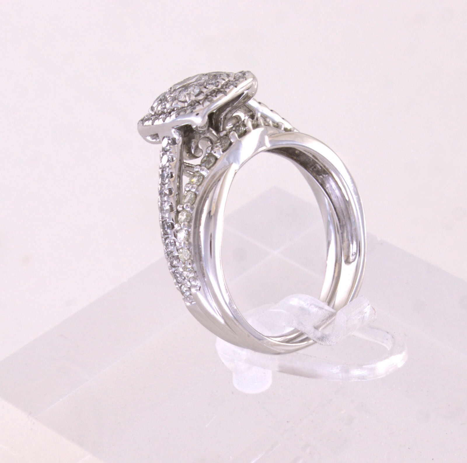 Diamond, White Gold Ring-Set - image 7