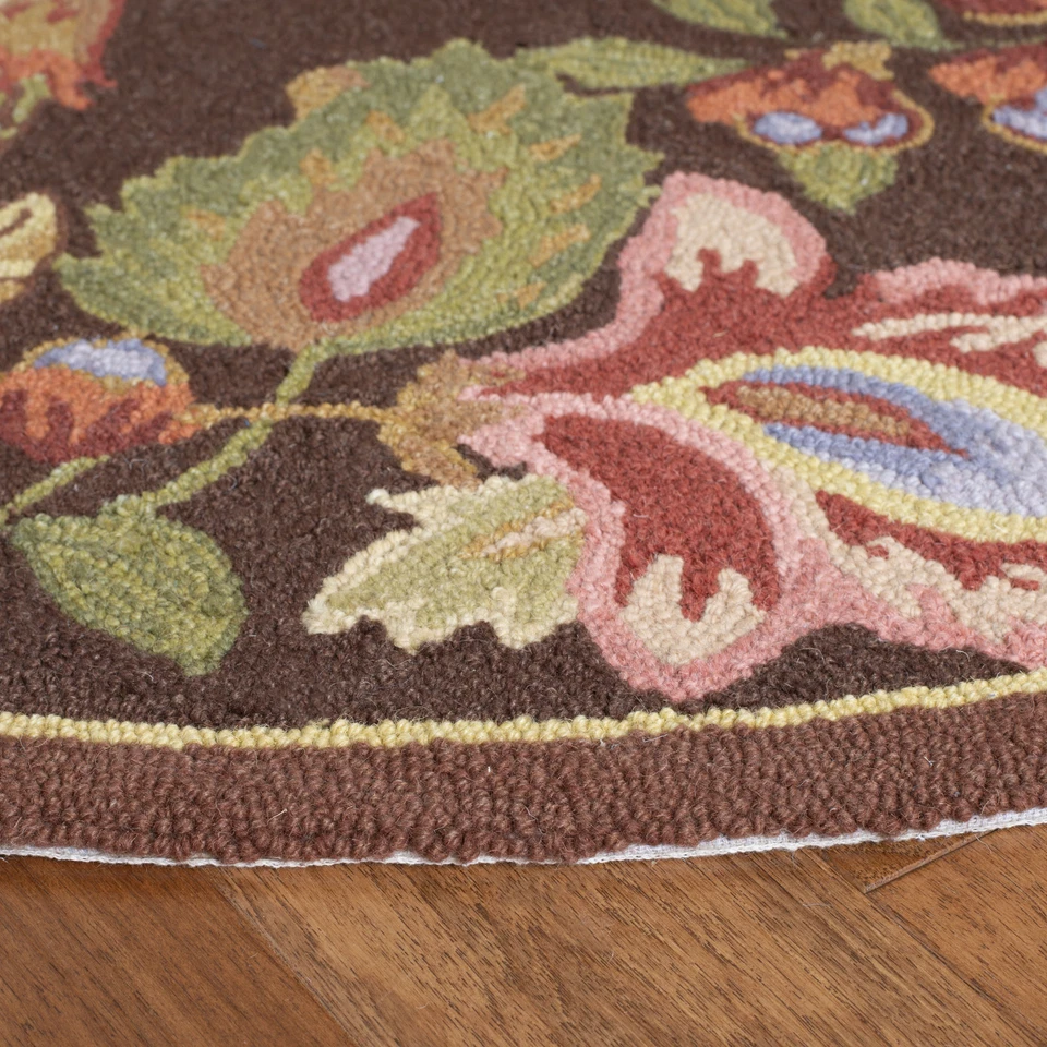 Safavieh Chelsea MAROON 6' X 6' Round Area Rug - HK314C-6R - Image 2 of 3