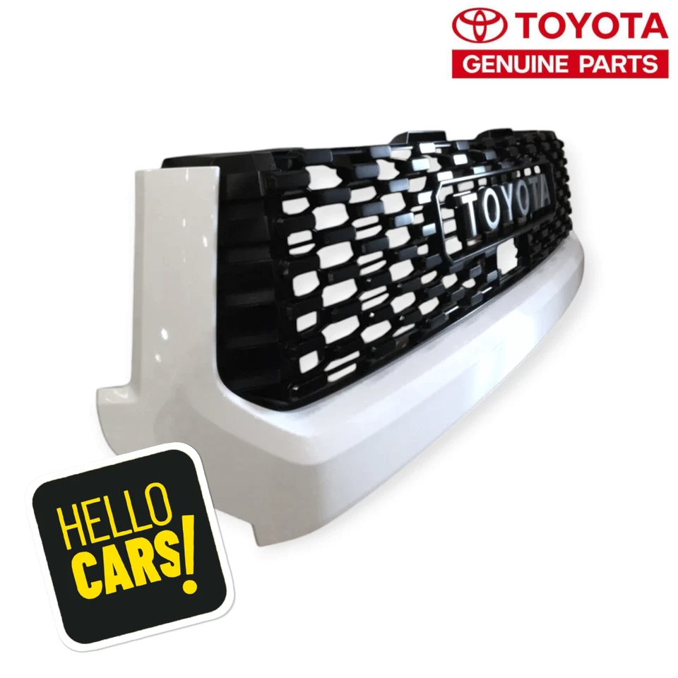 GENUINE OEM TOYOTA TUNDRA TRD PRO WHITE 040 FRONT RADIATOR GRILLE 53101-0C070-A0 - Imagem 2 de 2