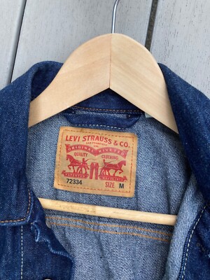 mens medium levis denim trucker jacket | eBay
