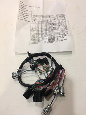 1964 65 66 Chevy All Models Pickup Dash Wiring W/out Gauges With