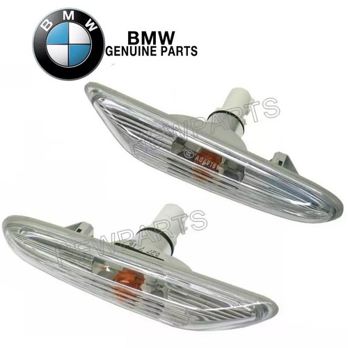 For BMW E60 E61 Pair Set of Front Left & Right Additional Side Light White Lens - 第 1/1 張圖片