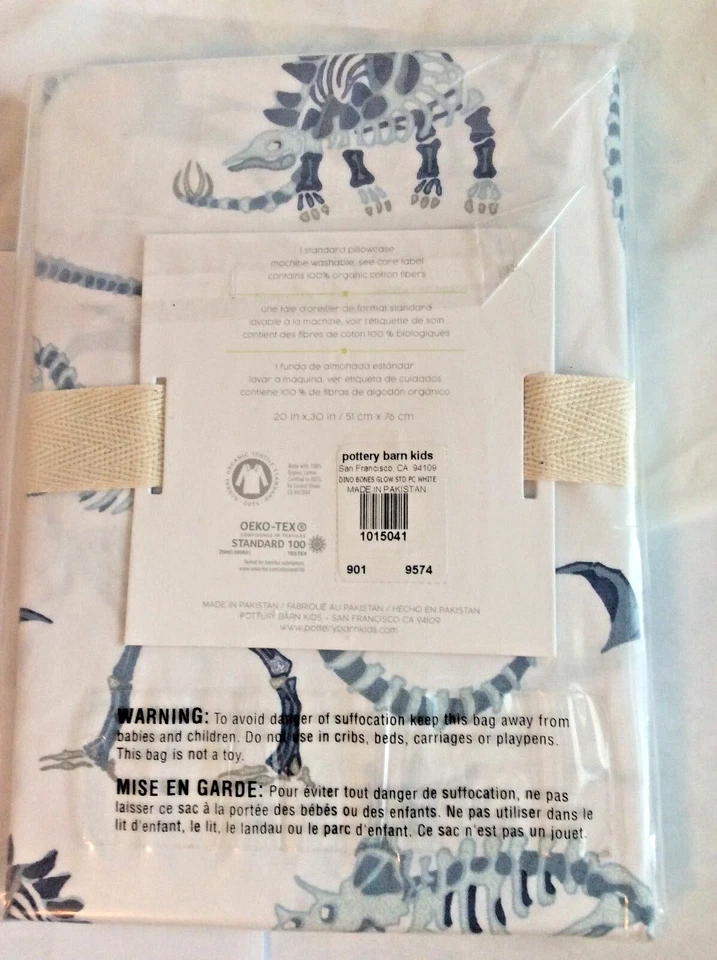 Disney pottery barn holiday Gift party DINOSAUR School pre k bed Pillowcase , - Image 2 of 2