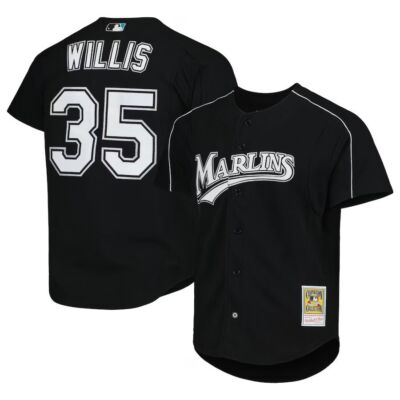 Florida Marlins Dontrelle Willis Mitchell Ness 2003 Authentic Mesh
