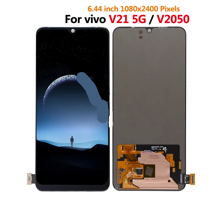 6.44'' OLED For Vivo V21 V2066 V2108 LCD Display Touch Screen Digitizer  Assembly Replace For vivo V21 V2050 5G LCD - AliExpress