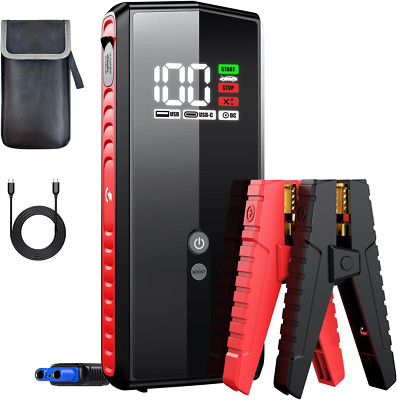 JS1 Power Pack, 3000A Spitzenstrom, 20000Mah, 12V Auto Starthilfe, LED Display 