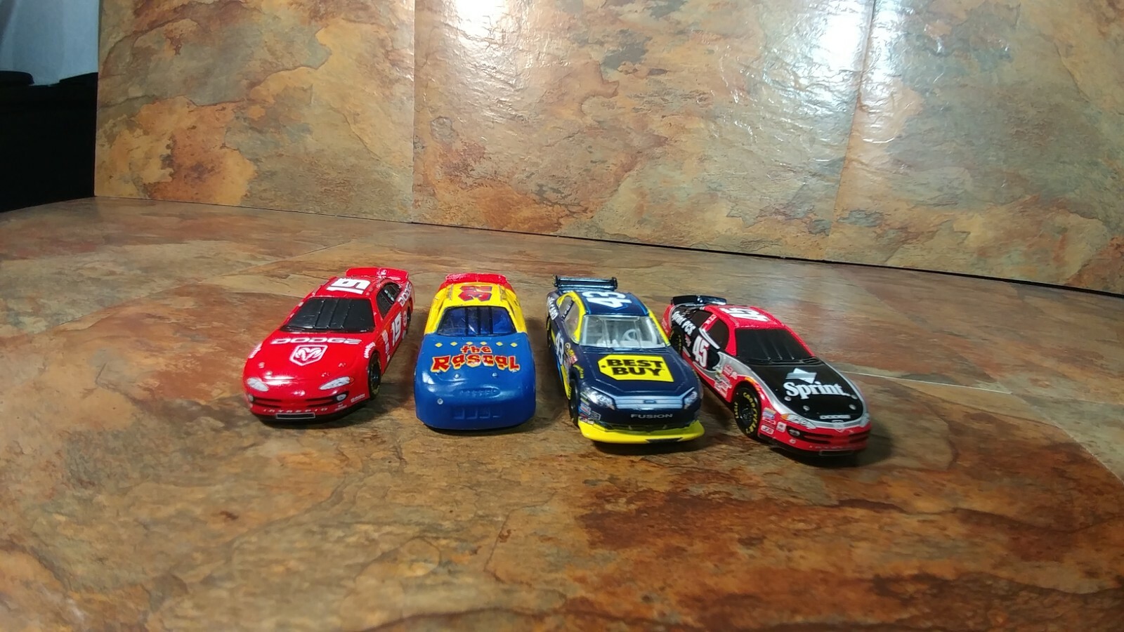 Nascar Stick Cars 4Lot Die Cast. 45MonteCarlo Sprint , 19 Cassey