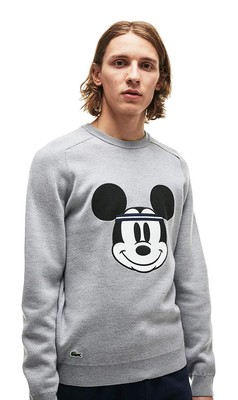 mickey mouse lacoste sweater