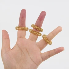 30pcs Mini Spring Finger Massager Fingertip Massage Ring Relaxation Toy