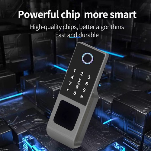 Electronic Smart Door Lock WiFi APP Fingerprint Card Password Key Security Lock - Picture 4 of 18