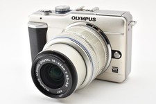Top MINT Olympus PEN E-PL1 12.3MP Digital Camera Silver w/14-42mm Lens Japan