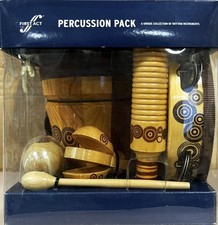 First Act Percussion Pack Unique Collection of Rhythm Instruments