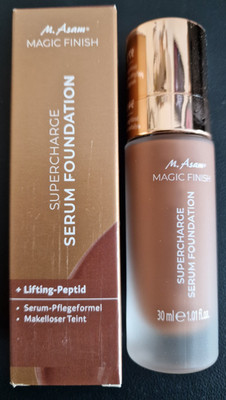 M. Asam Magic Finish Supercharge Serum Foundation 480 deep almond NEU