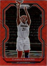 2021 Panini Prizm WNBA Prizms Ruby Wave #62 Tianna Hawkins - BSK