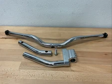 LA Choppers Kage Fighter Pullback 1-1/4” T-bars 13” Rise, Chrome - LA-7336-10