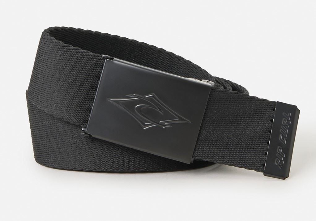 Rip Curl Rando Webbing Belt - Black - Unisex - Polyester - Image 5
