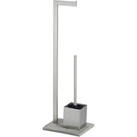 Wenko Stand Wc-Garnitur Granit Edelstahl