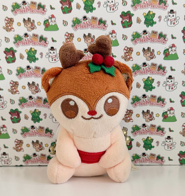 Aphmau MeeMeows Mystery Plush Christmas - Standing Reindeer Cat (Rare 2021)