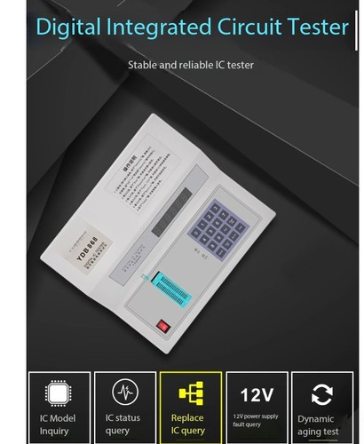 Nuovo Aggiornamento Nuovo IC Tester Digitale Integrato Circuito Tester Manutenzione Componenti - Foto 7 di 13