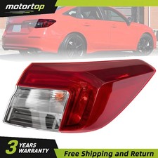 Tail Light Lamp Passenger Outer Side Wbulbs For Honda Civic 2025 2026 Sedan Tail Light Lamp Passenger Outer Side Wbulbs For Honda Civic 2025 2026 Sedan