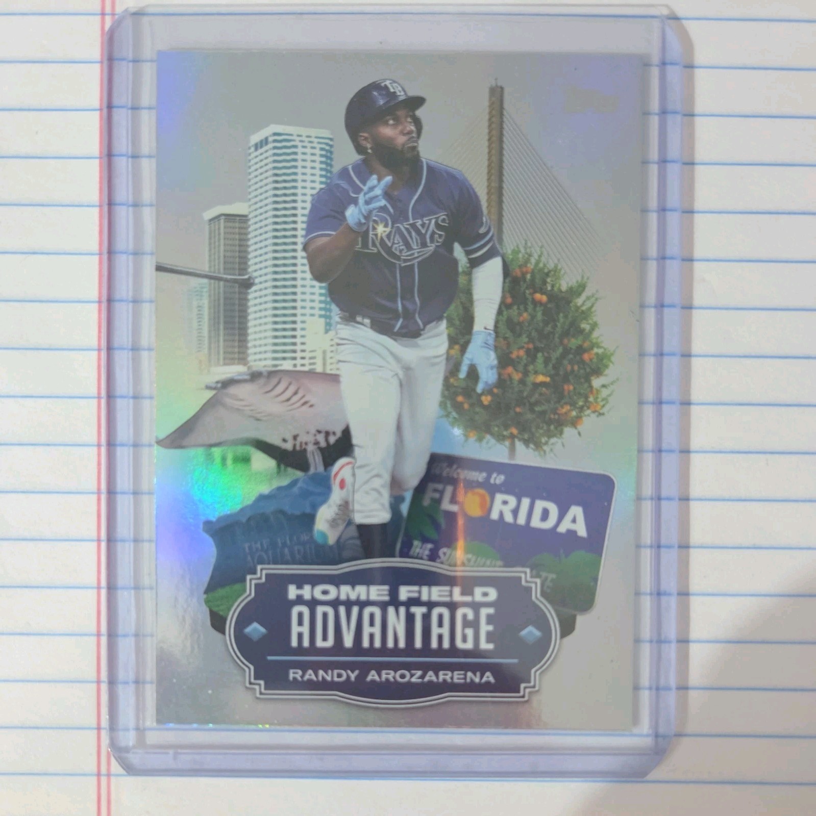 2023 Topps Update Seris Randy Arozarena Home Field Advantage  ( Tampa Bay Rays)