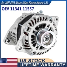 Alternator OEM 11341 11557 For Nissan Altiam Maxima Murano 2007-13 3.5L 12V 130A
