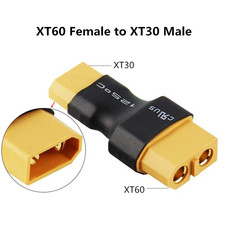 XT60 to XT30 Male Female Adapter Cable 10cm 16AWG for FPV Drone RC Lipo UK