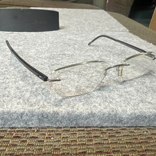Silhouette Eyeglasses, Frames Only, 7642 40 6073, ..-19-140mm Titanium, Austria