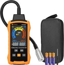 Neoteck Portable Gas Leak Detector Methane Propane Natural Gas Alarm Sensor Safe