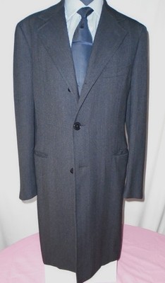 Isaia Napoli Aquaspider Wool Overcoat size IT50 R RPR 3800EUR